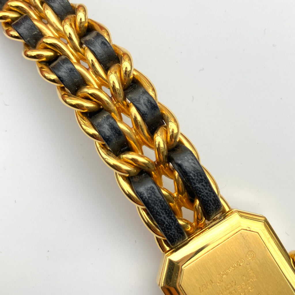 Chanel Premiere Quartz Watch Gold #L