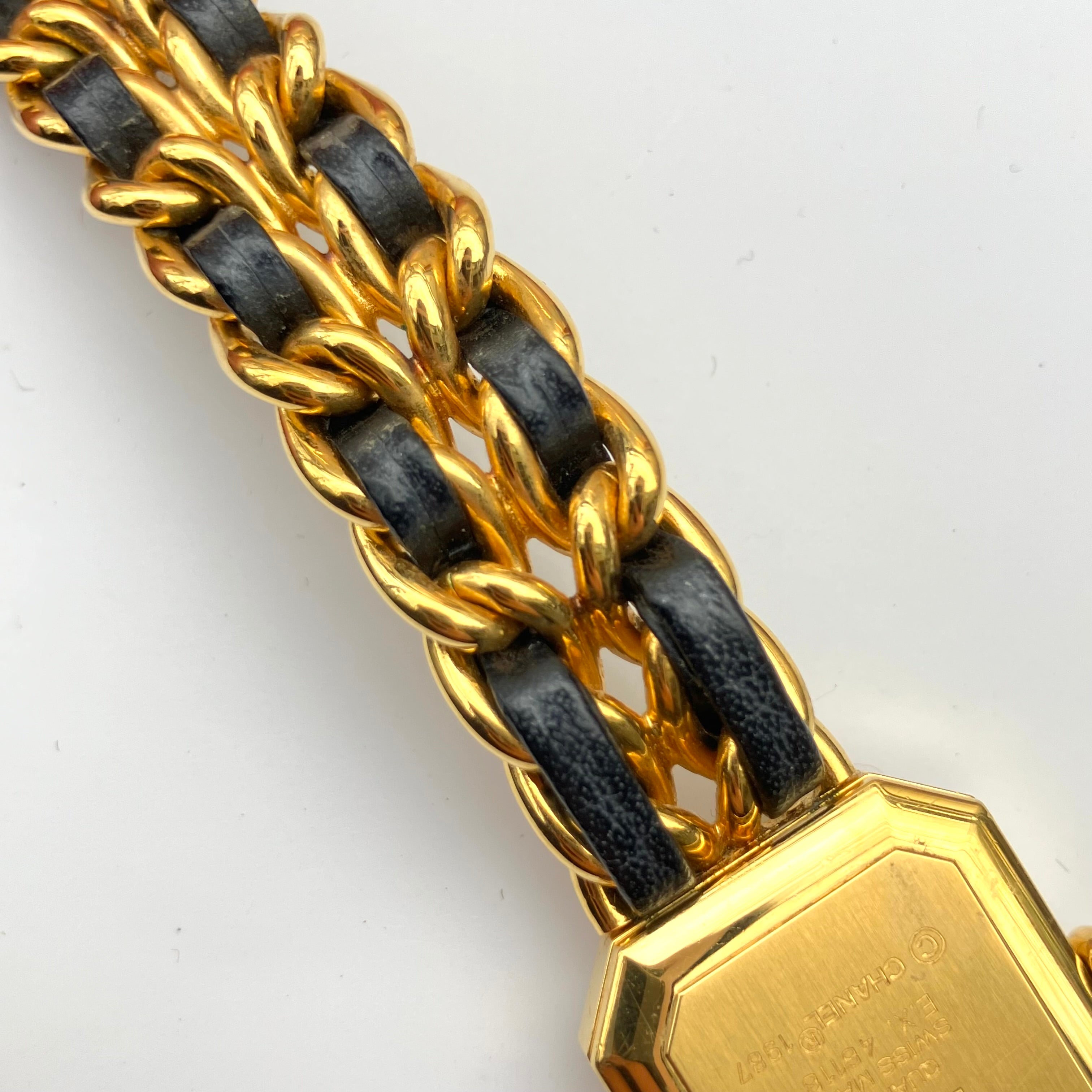 Chanel Premiere Quartz Watch Gold #L