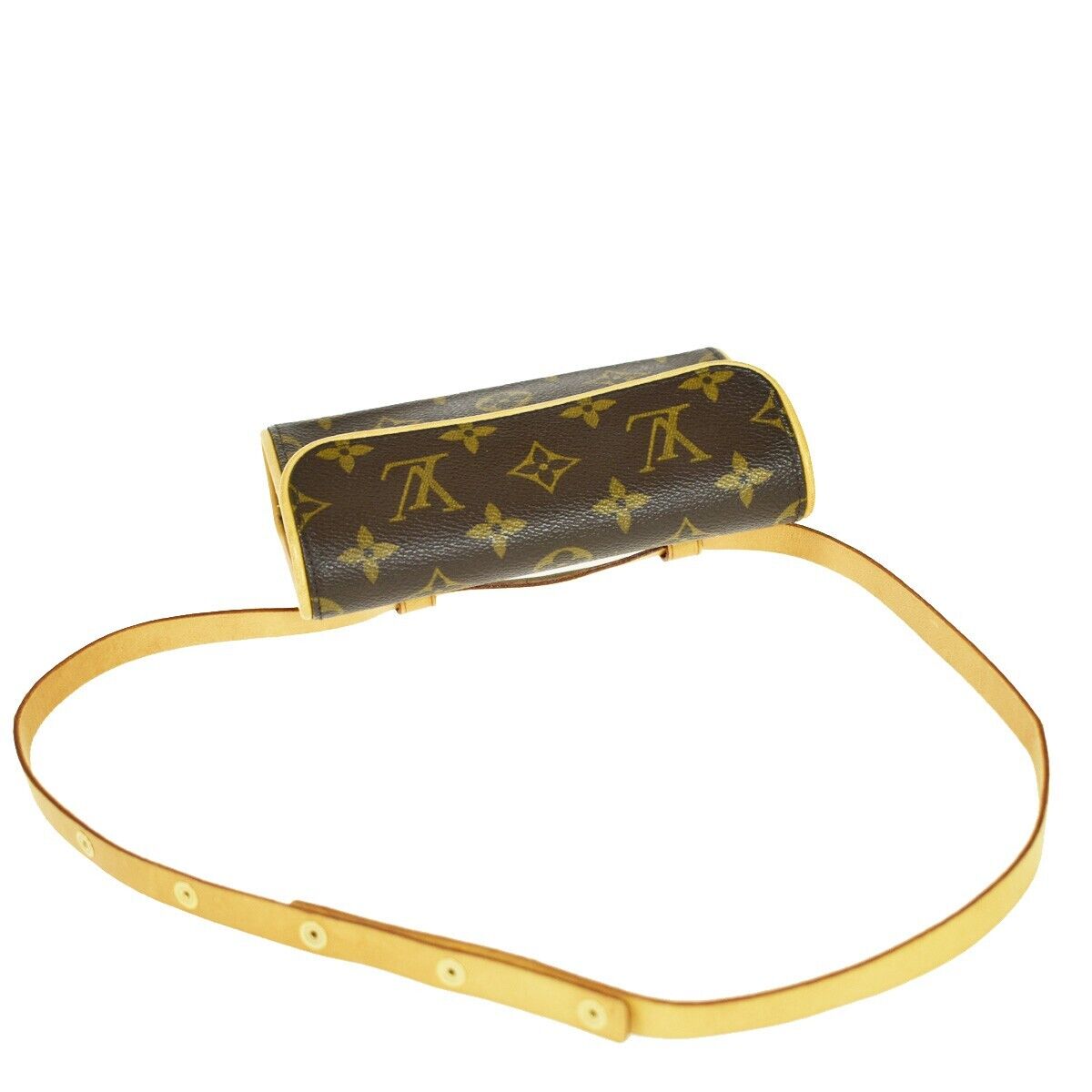 Louis Vuitton Pochette Florentine  Canvas Clutch Bag