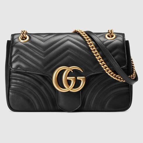 Women's Gucci GG Marmont medium matelassÃƒÆ’Ã‚Â© shoulder bag