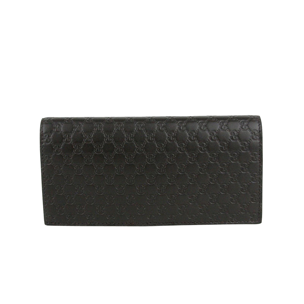 Gucci Microguccissima Brown Leather Wallet With ID window 449245 2044