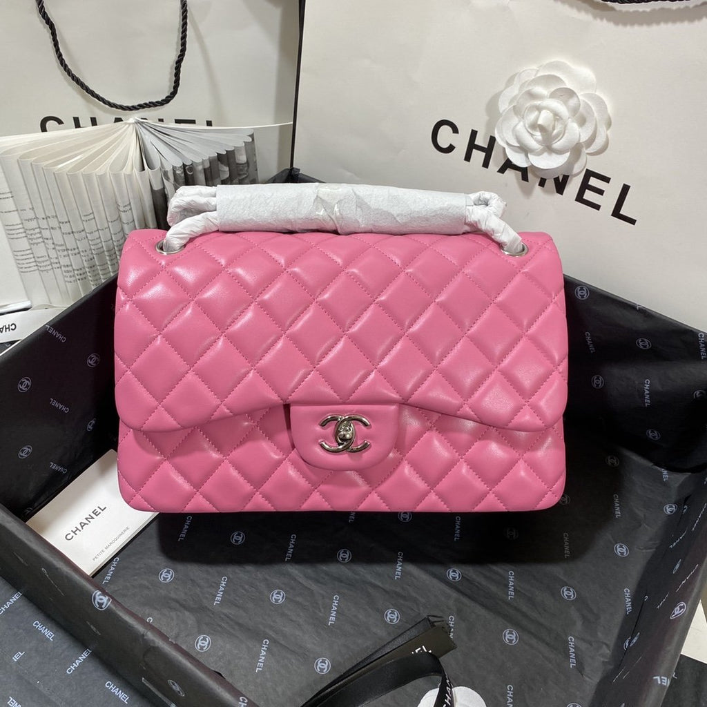 ChanelLarge Classic Handbag SiLouis Vuittoner Hardware PiNike For Women Handbags, Shoulder Bags 11.8in/30cm