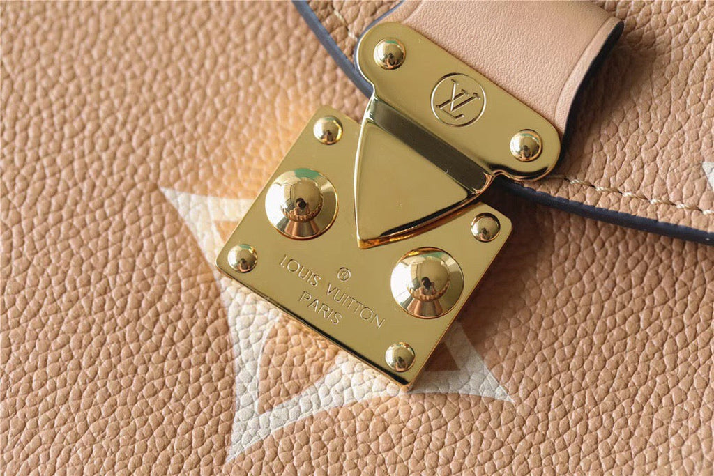 Louis Vuitton Pochette Metis Monogram Empreinte Arizona Brown / Creme Beige For Women,  Shoulder And Crossbody Bags 9.8n/25cm Louis Vuitton M46018