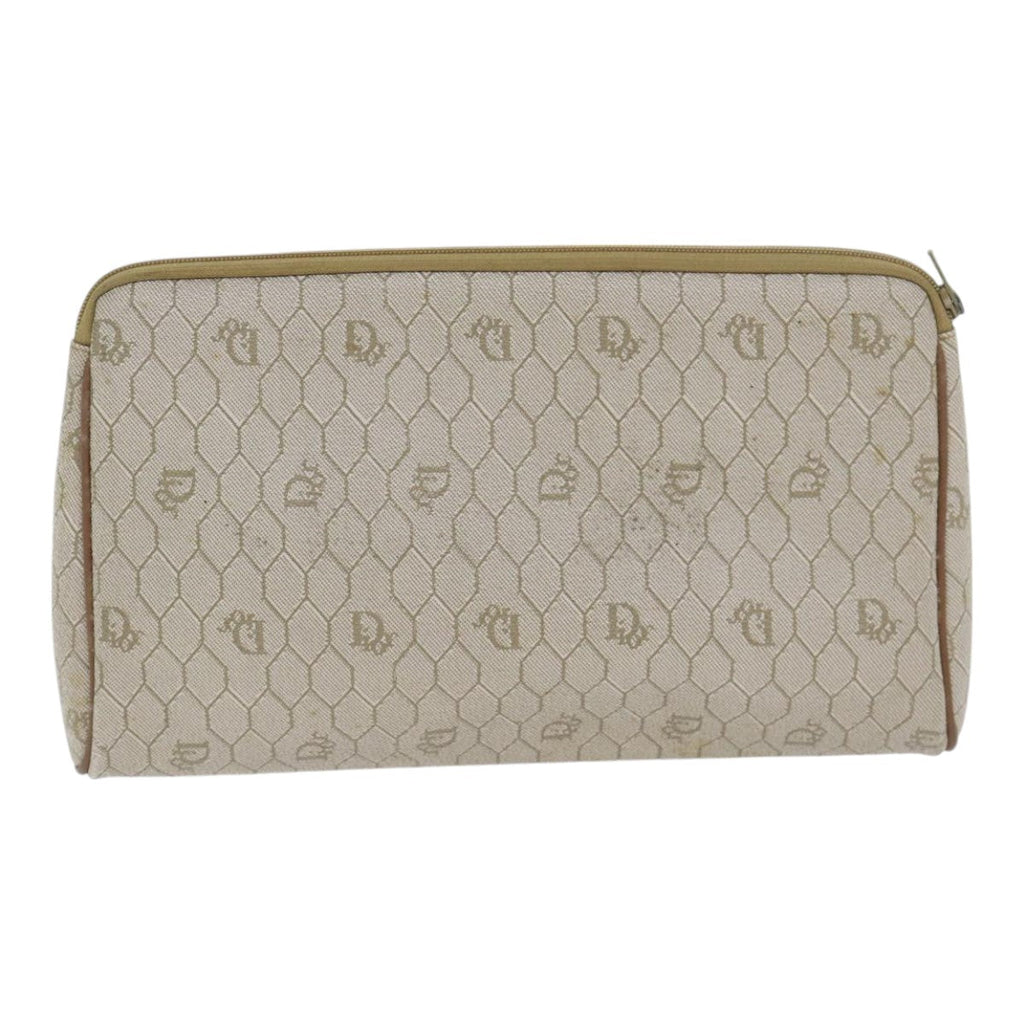 Dior Honeycomb  Canvas Clutch Bag