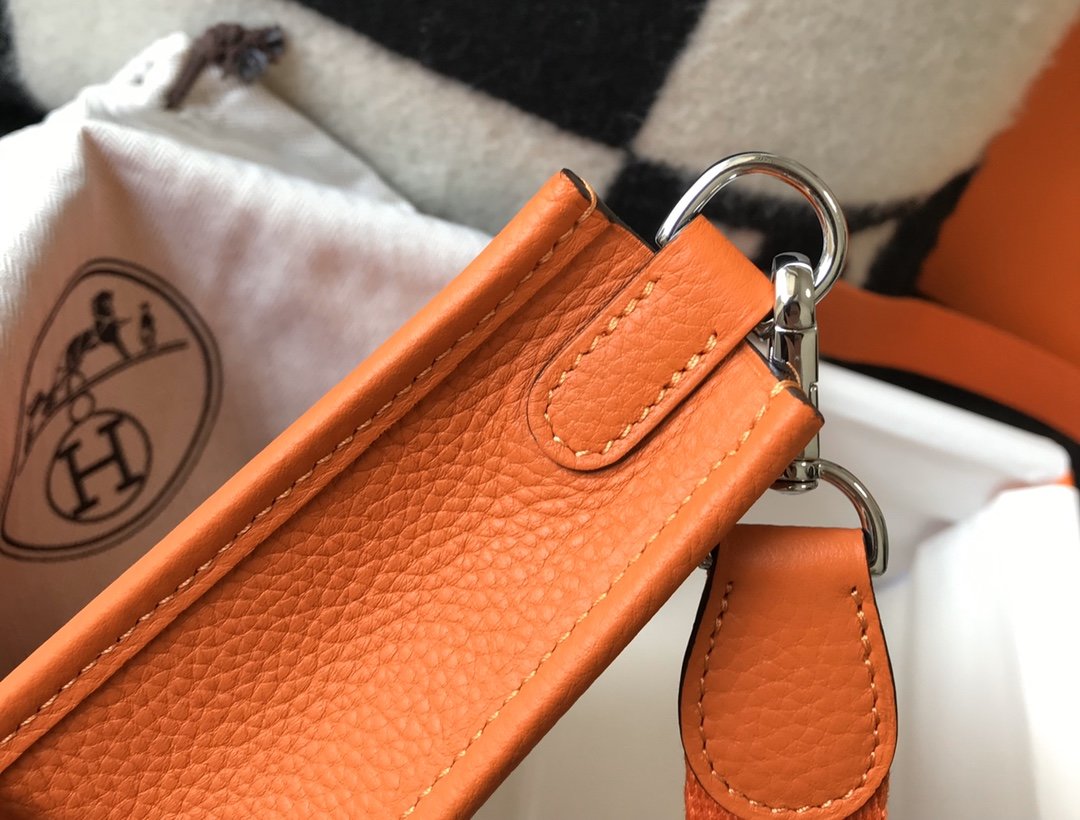 Evelyne 16 Amazone Bag Orange With SiLouis Vuittoner-Toned Hardware For Women, Shoulder And Crossbody Bags 6.3in/16cm