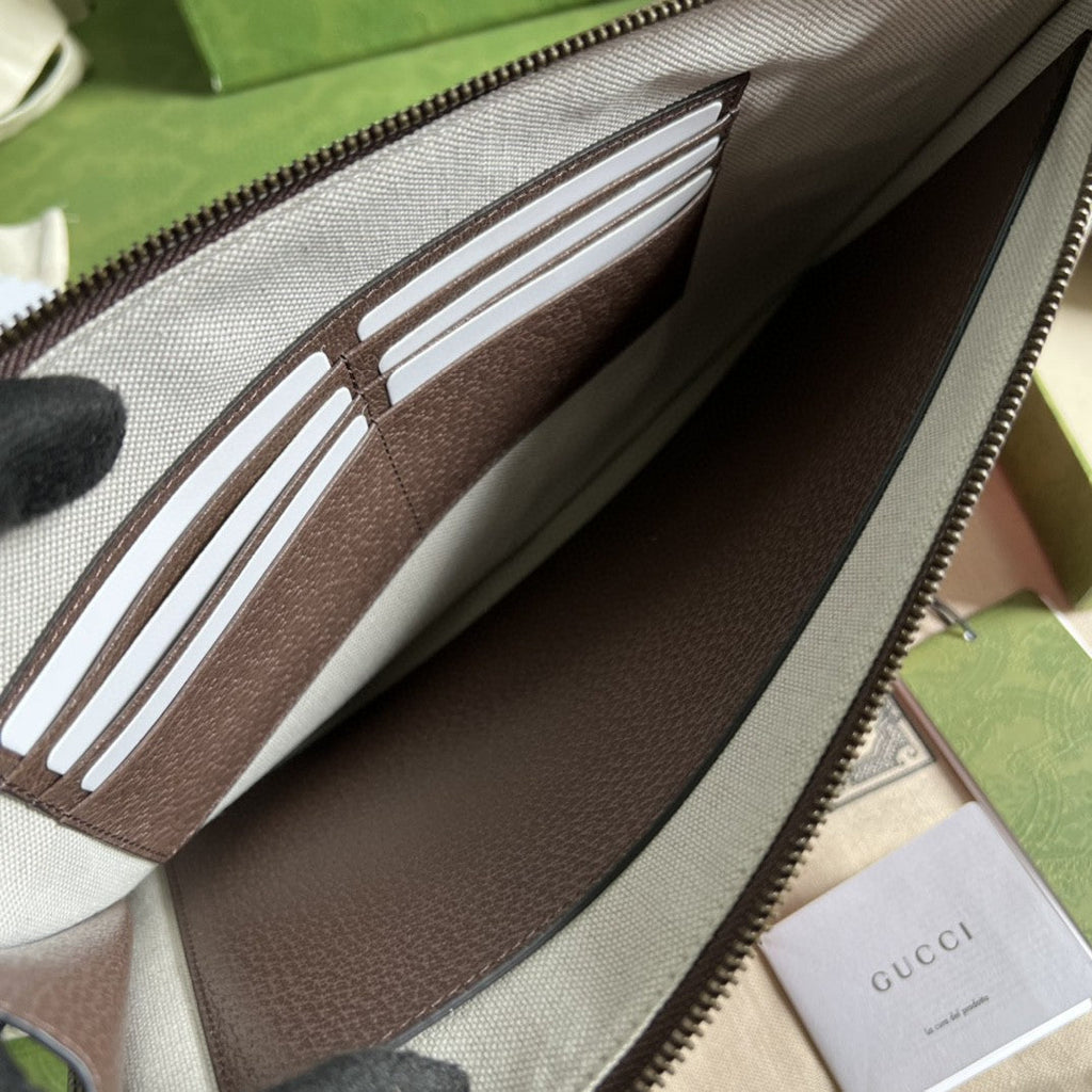 Glami Tiger Clutch Supreme Canvas Brown For Women 11in/28cm Glami