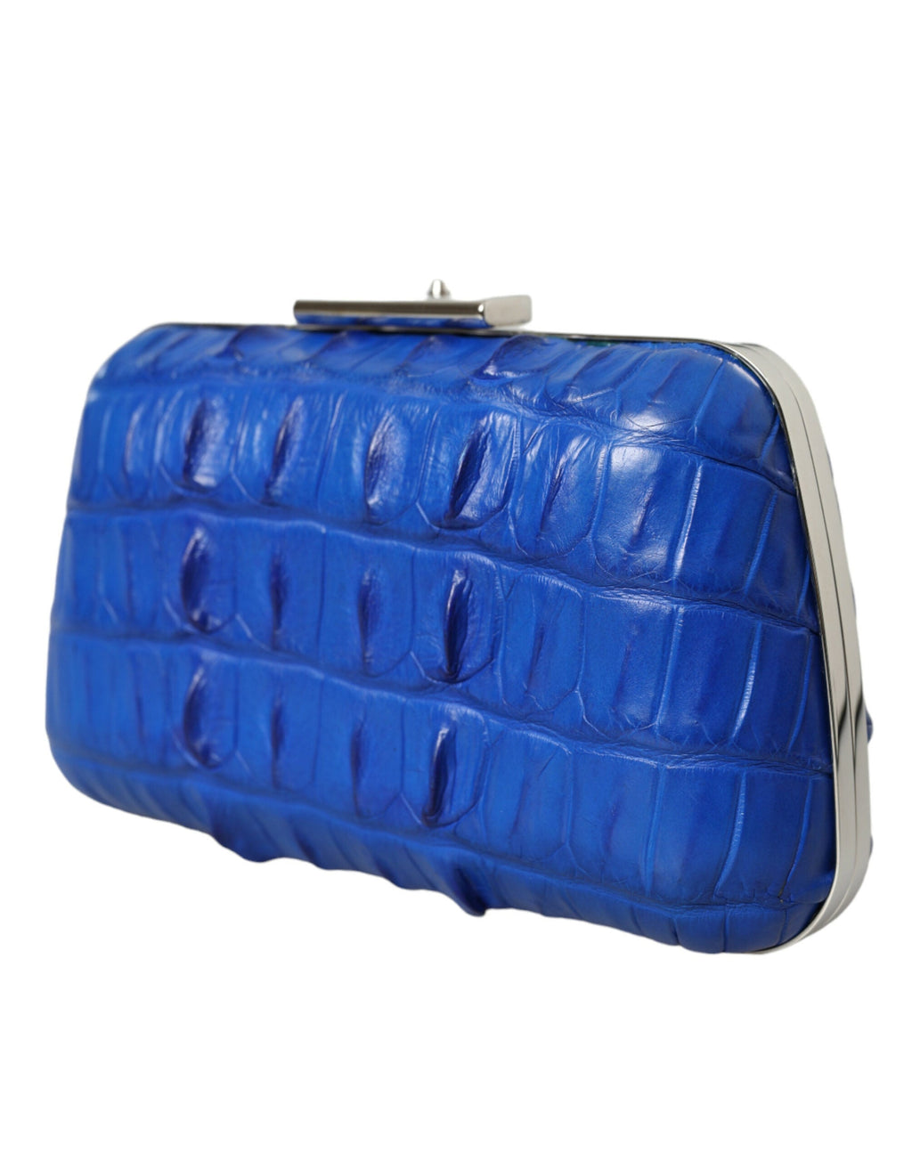 Balenciaga Electric  Crocodile Skin Women's Clutch