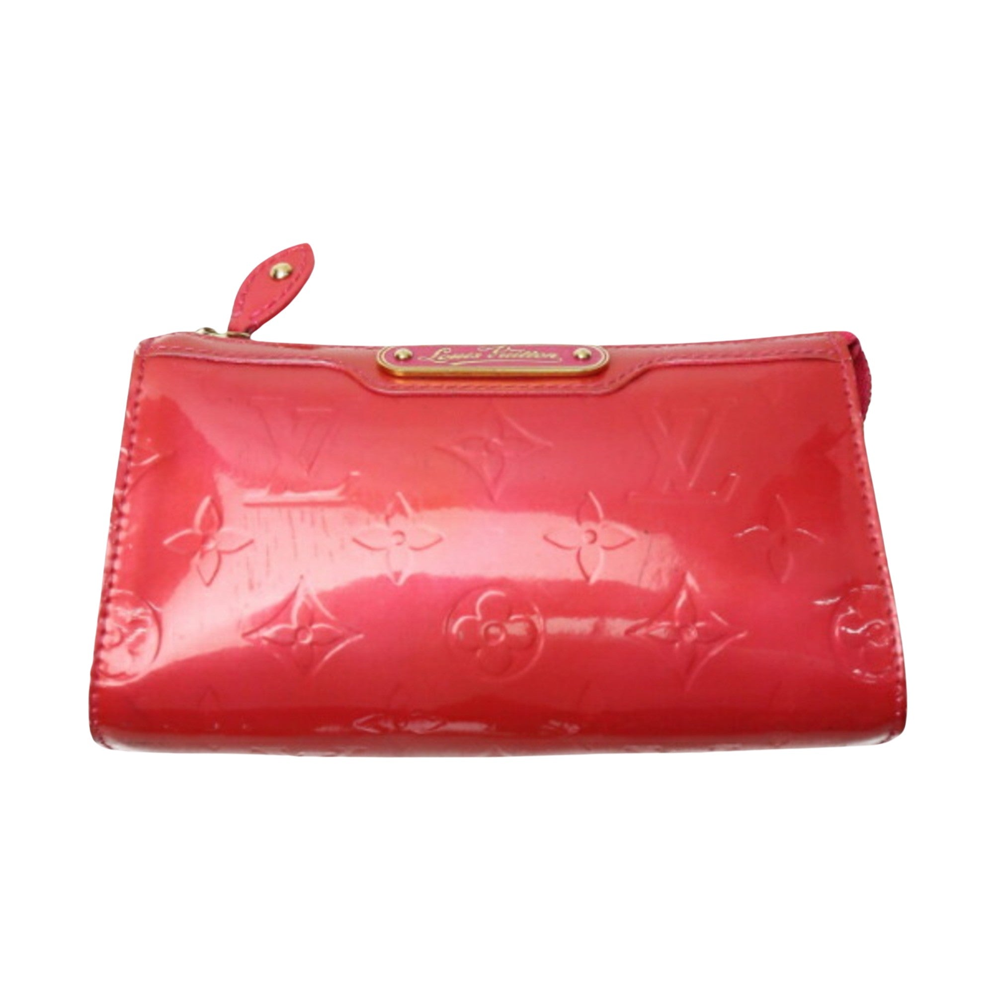 Louis Vuitton Cosmetic Pouch   Leather Clutch Bag