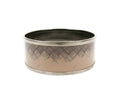 Bottega Veneta Women's Light Brown / Silver Enamel Metal Woven Bracelet (Small)