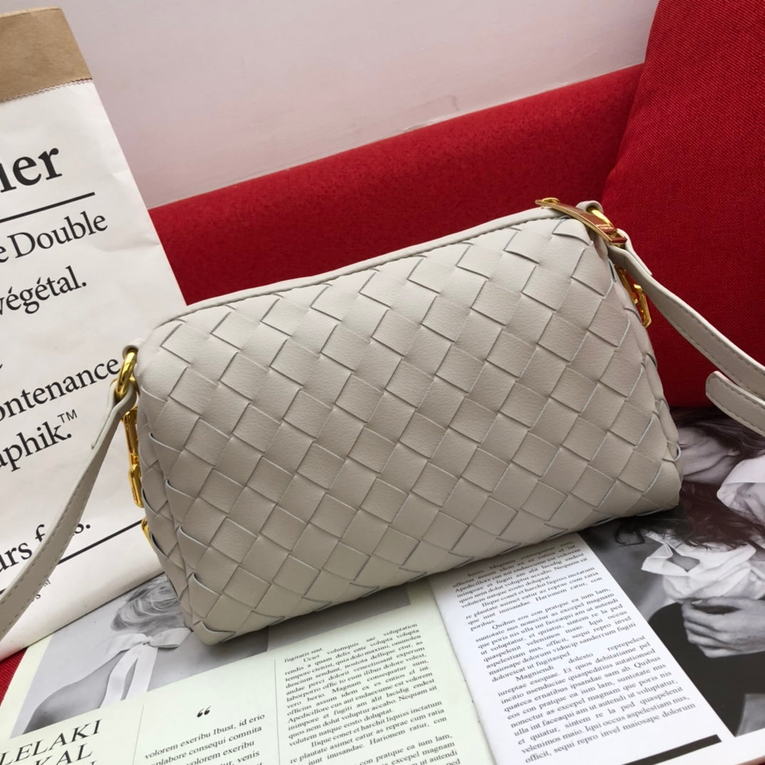Bottega Veneta Crossbody Bag White, For Women, Bags 9.4in/24cm