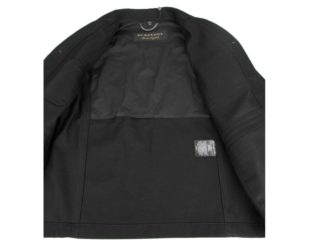 Burberry Men's Black Canvas Mohawk Face Paint Jacket