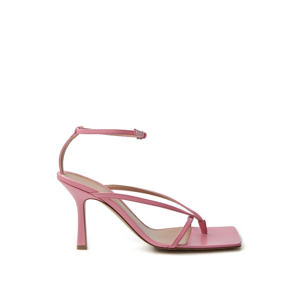 Bottega Veneta Pink Leather Women's Sandal