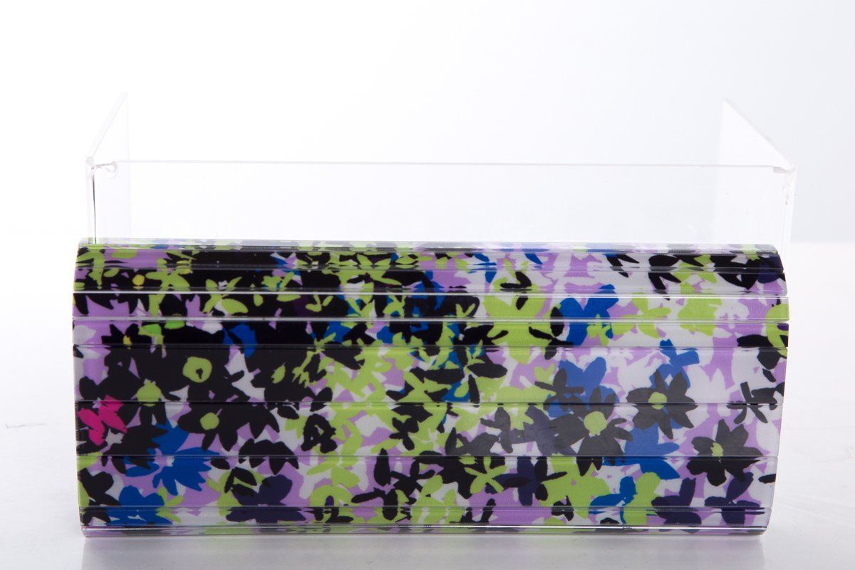 Jimmy Choo Floral Sweetie Acrylic Clutch