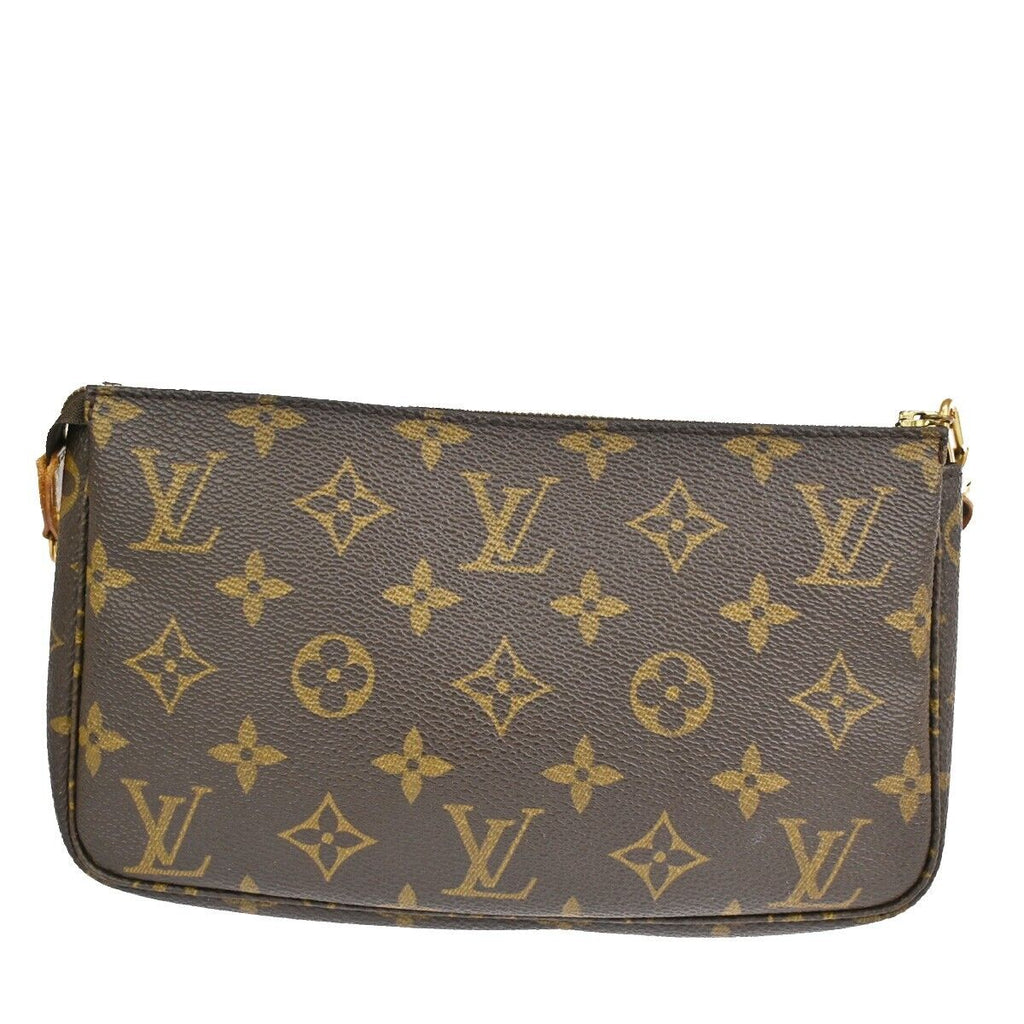 Louis Vuitton Pochette Accessoires  Canvas Clutch Bag