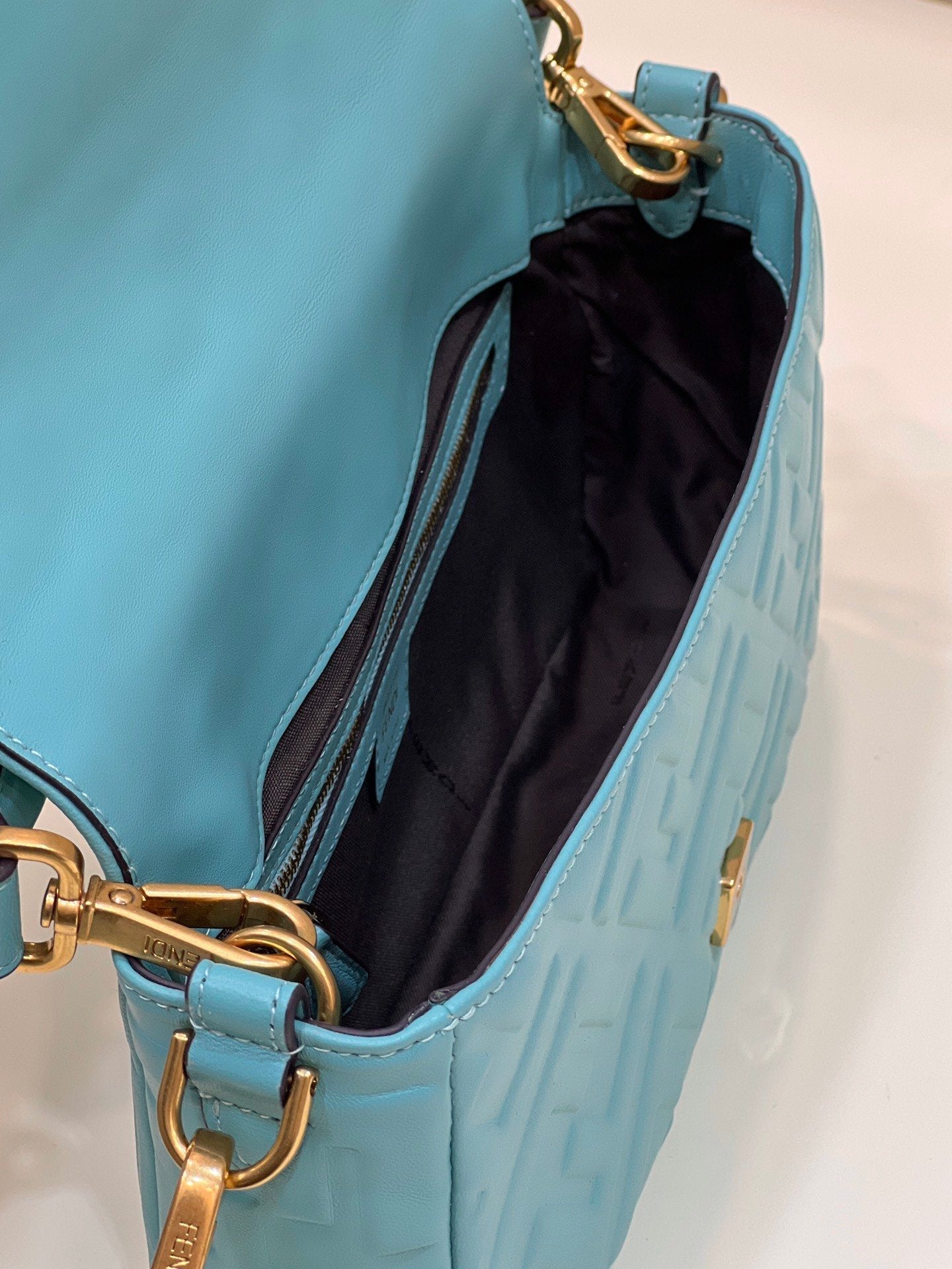 Baguette Teal For Women, Handbags, Shoulder And Crossbody Bags 10.6in/27cm FF 8BR600