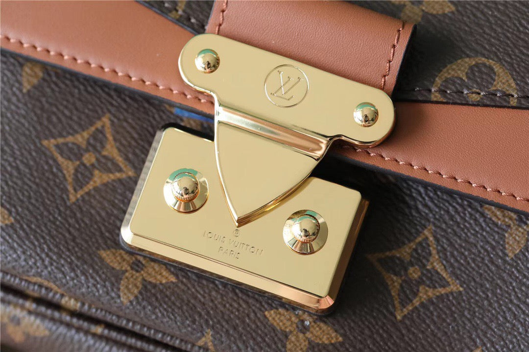 Louis Vuitton Marceau Monogram Canvas Caramel Brown For Women,  Shoulder and Crossbody Bags 9.6in/24.5cm Louis Vuitton M46127