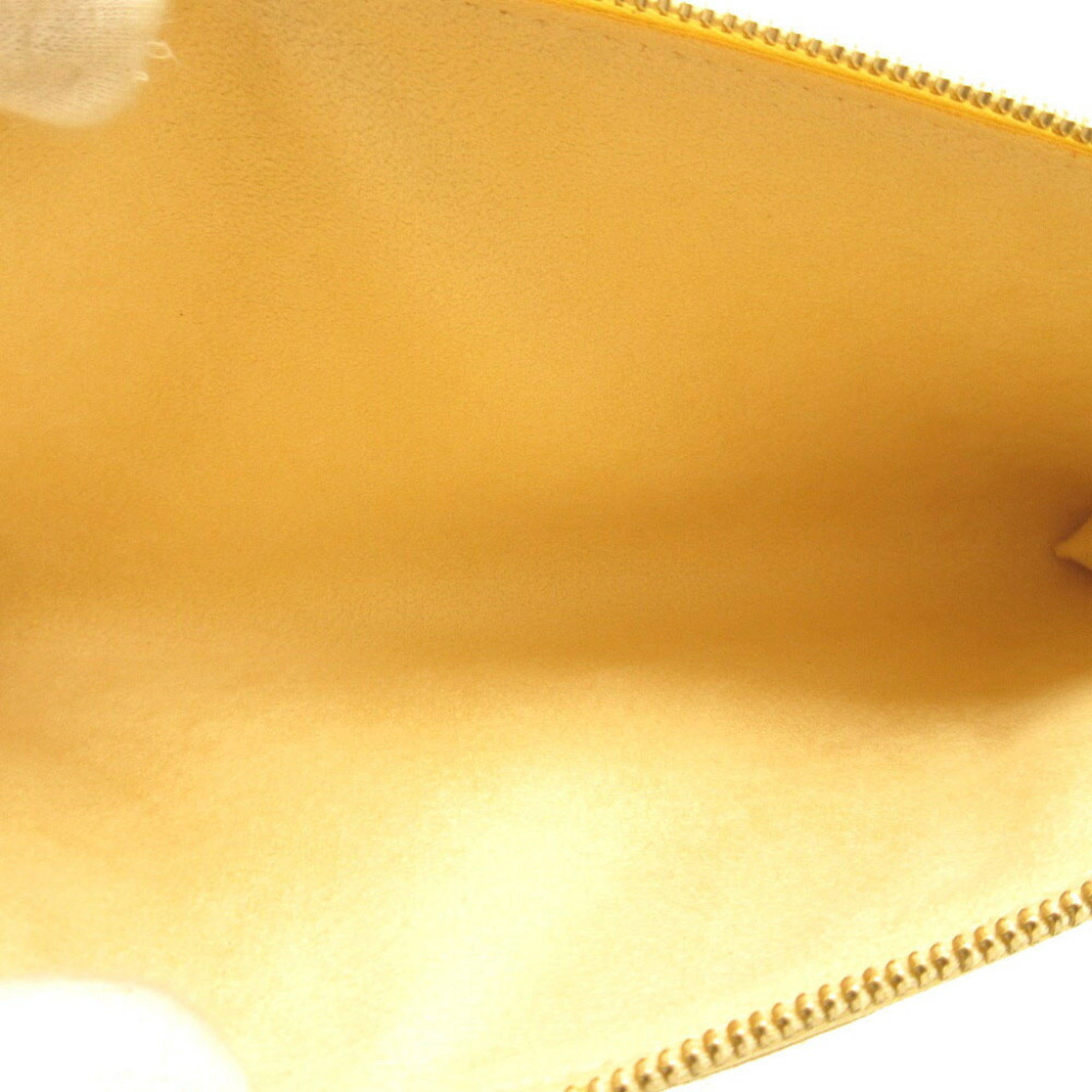 Louis Vuitton Pochette Accessoire  Leather Clutch Bag