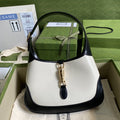 Jackie 1961 Small Shoulder Bag White With Black 11in/28cm 636706 10OBG 9099