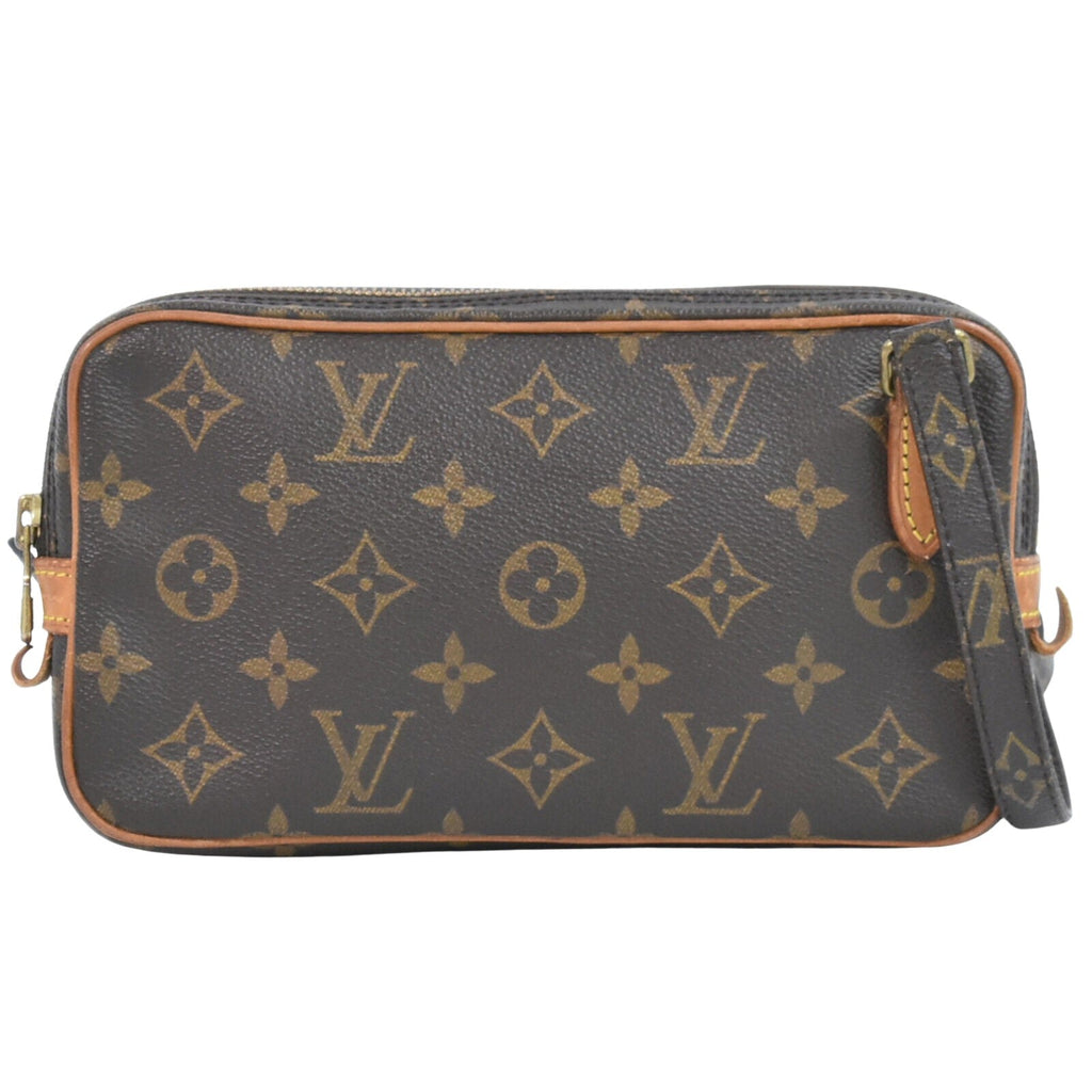 Louis Vuitton Pochette Marly  Canvas Clutch Bag