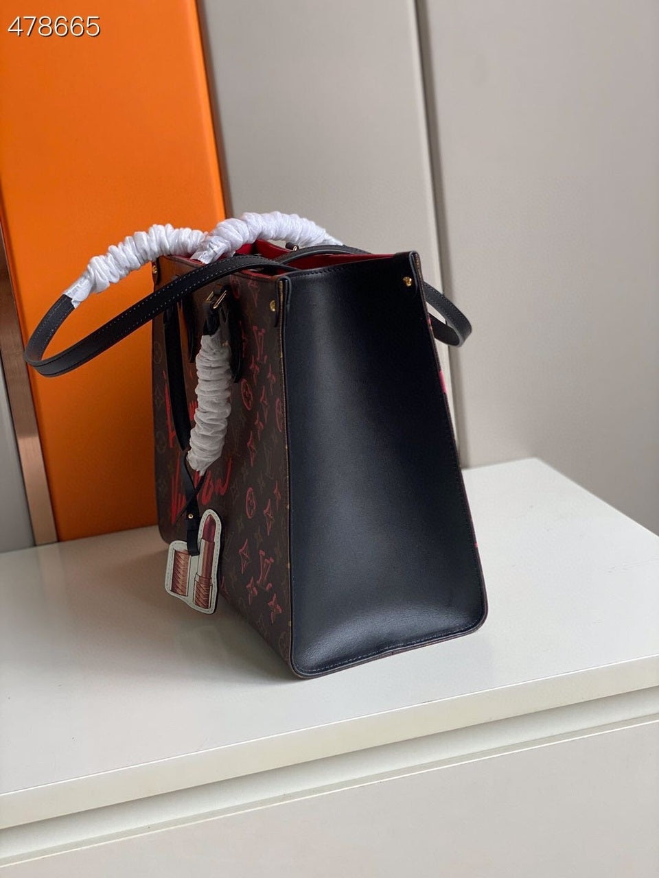 Top Quality Onthego MM Fall In Love Monogram Heart Tote Bag Brown For Women 35cm Top Quality