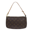 Louis Vuitton Pochette Accessoire  Canvas Clutch Bag