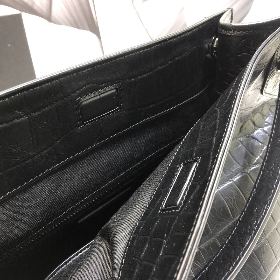 YSSL Niki Medium Shopping Bag Black For Women 12in/32cm YSLÂ 