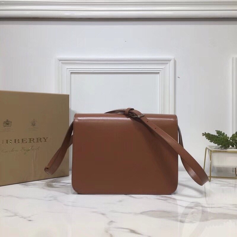 Burberry Small TB Crossbody Bag Monogram Brown For Women, Bags 8.3in/21cm