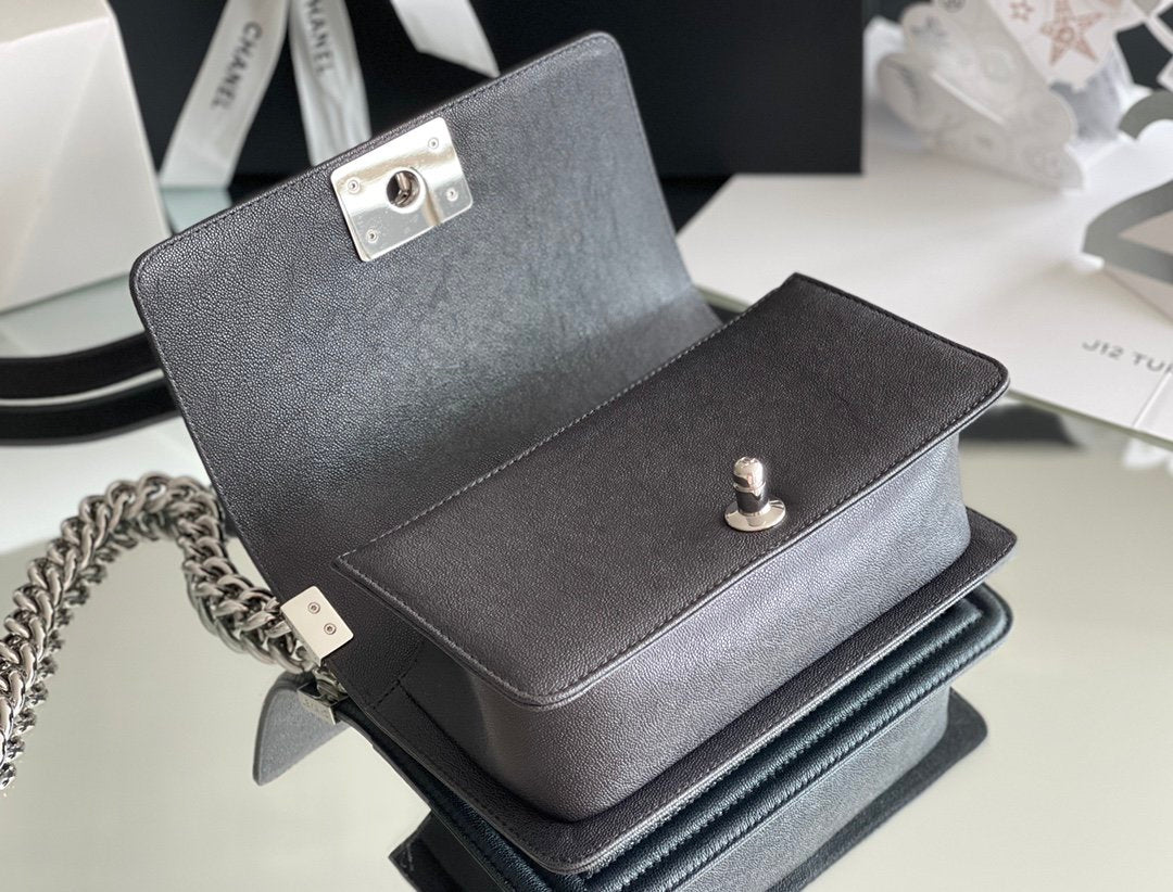 ChanelMini Classic GlamIapbag Black For Women 15cm/5.9 in