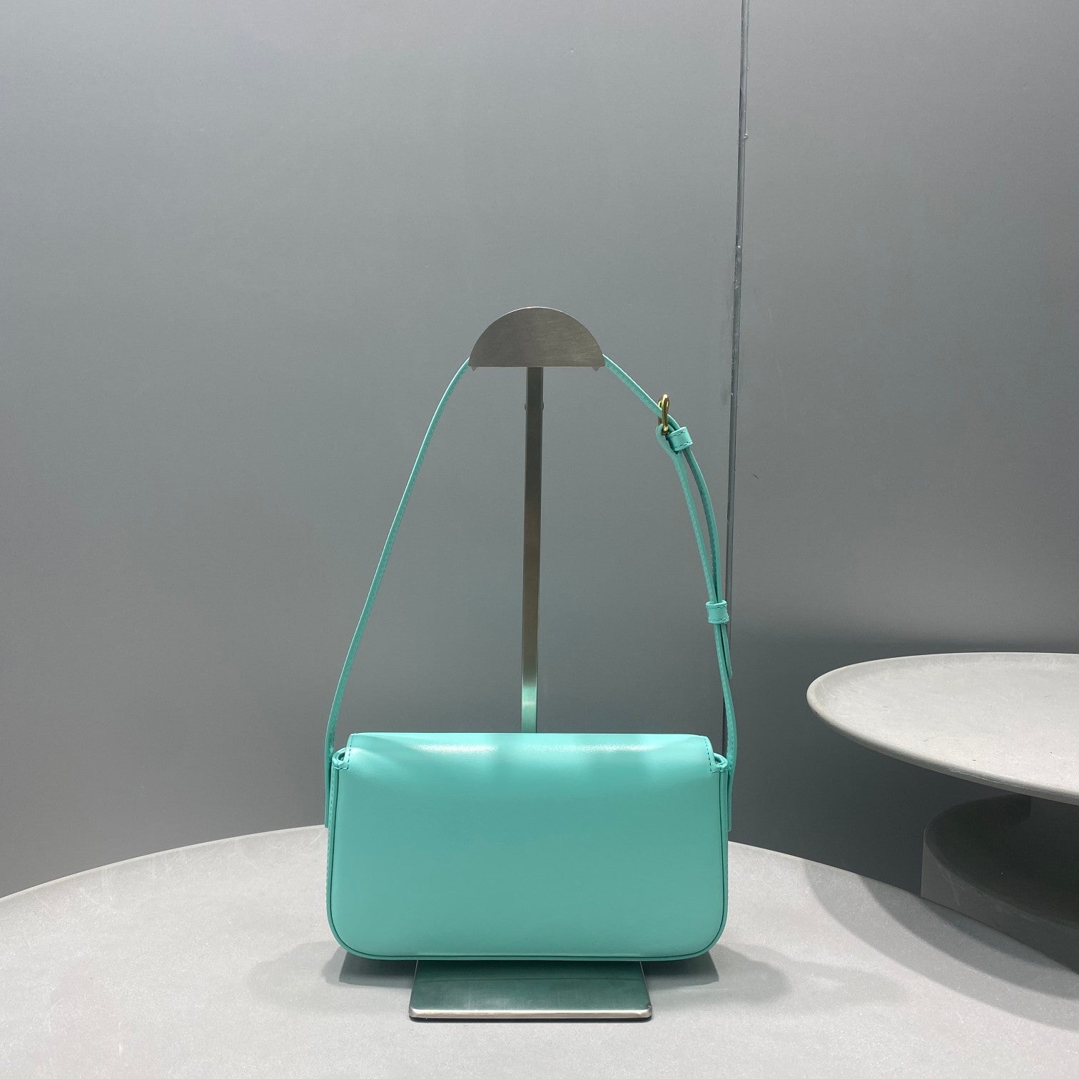Triomphe Shoulder Bag Mint Green For Women 8in/20cm