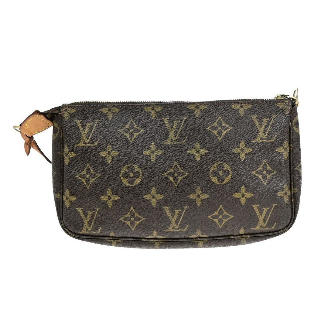Louis Vuitton Pochette Accessoires  Canvas Clutch Bag