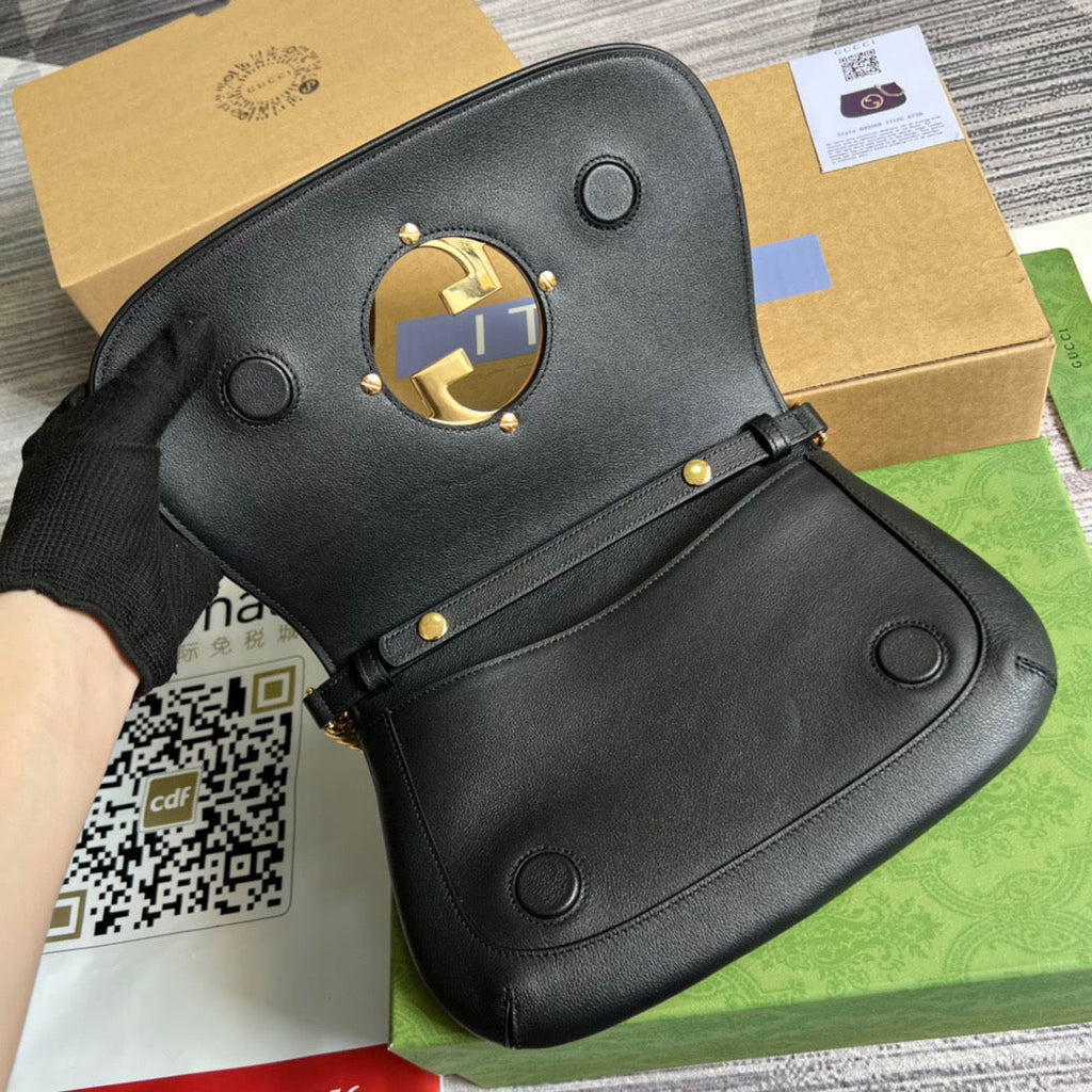 Gucci BlonDiore Shoulder Bag Black For Women, Women’s Bags 11in/28cm Gucci‎ 699268 UXX0G 1000