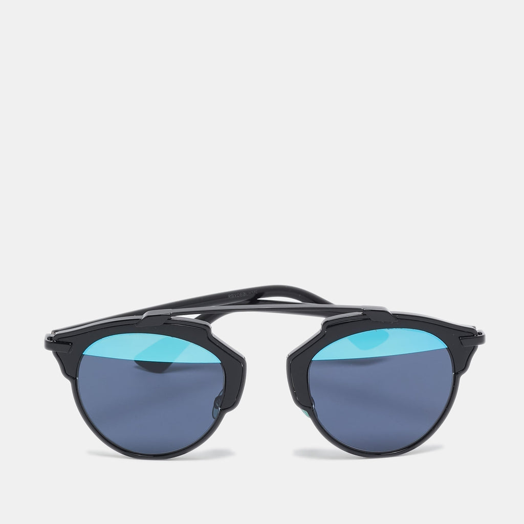 Dior Black/blue Mirror So 1 :1 Rep Aviators Sunglasses
