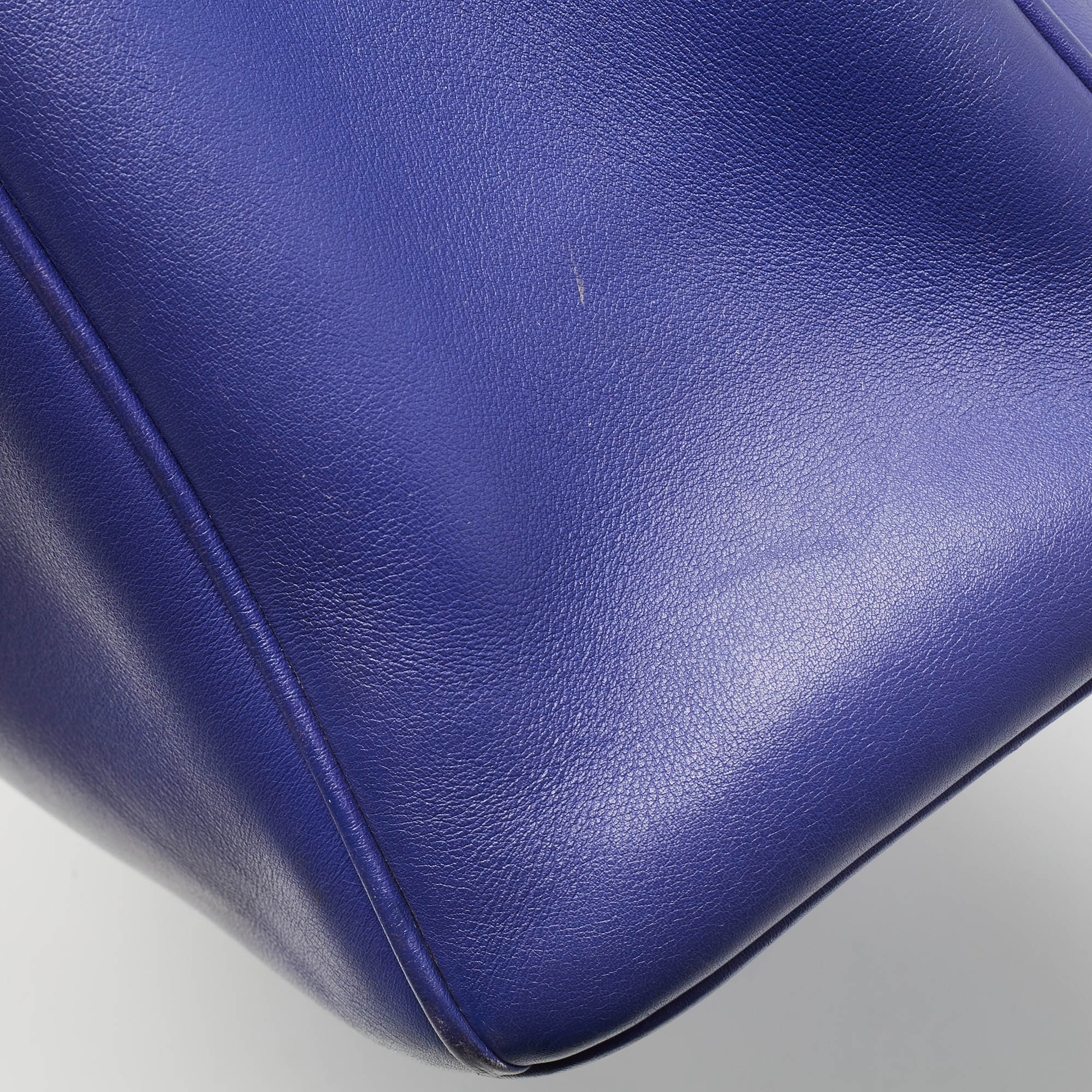 Dior Purple Leather Large Diorissimo Shopper Tote