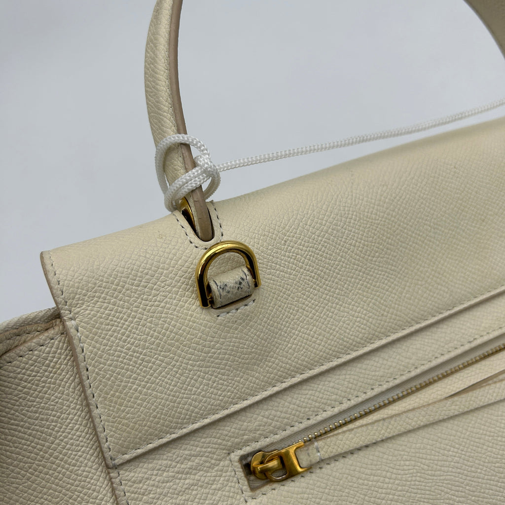 Celineline Beige Belt Shoulder Bag