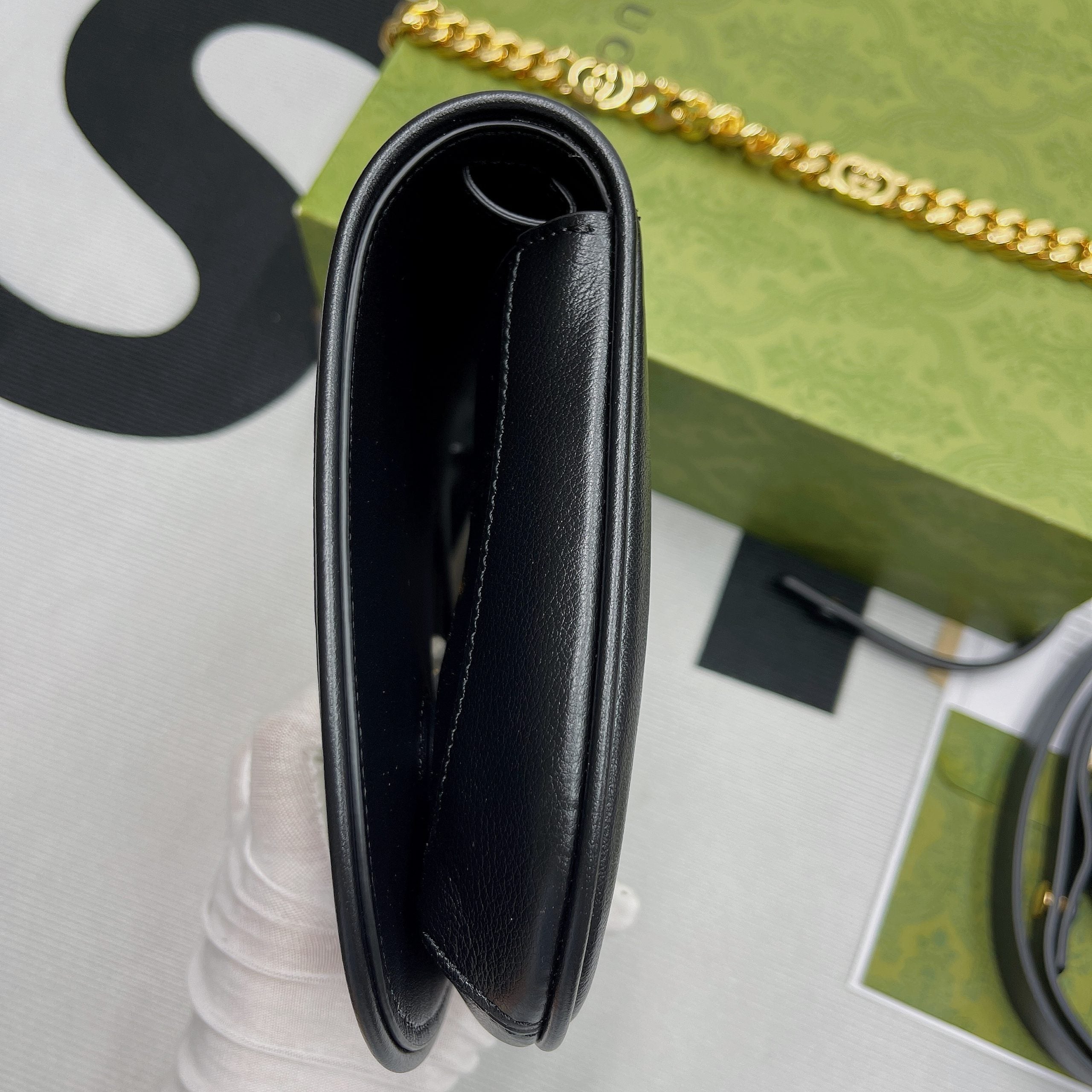 Gucci BlonDiore Shoulder Bag Black For Women, Women’s Bags 11in/28cm Gucci‎ 699268 UXX0G 1000