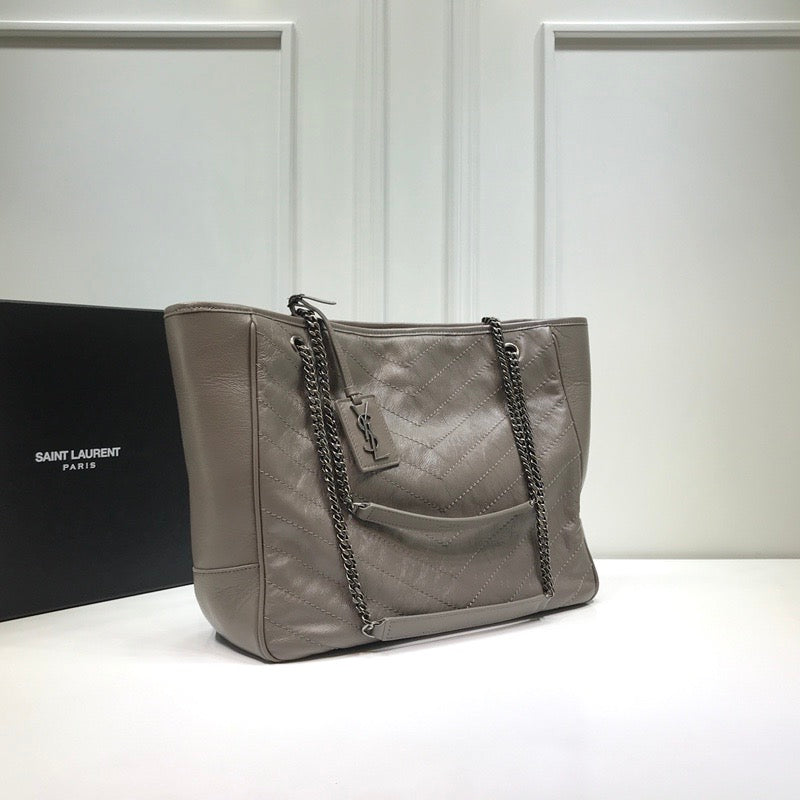 YSSL Niki Shopping Bag Dark Beige For Women 13.8in/35cm YSLÂ 