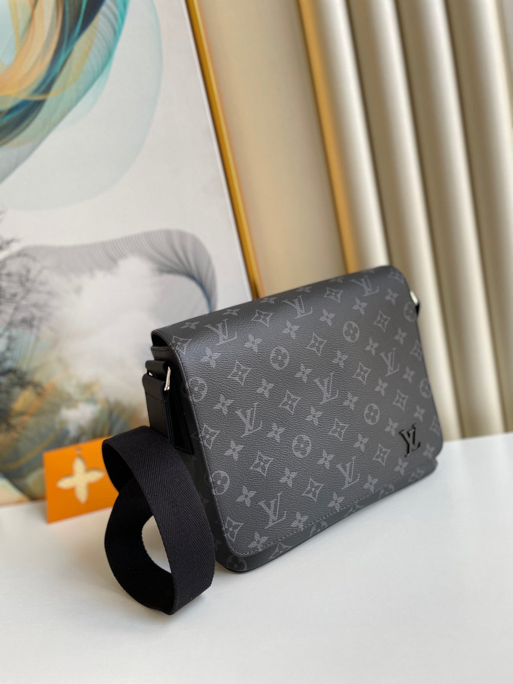 Louis Vuitton GLAMIstrict PM Monogram Eclipse Canvas For Men, Bags, Shoulder And Crossbody Bags 9.8in/25cm Louis Vuitton M44000