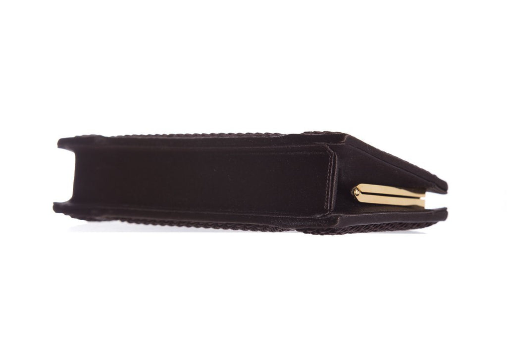 Judith Leiber Brown Clutch