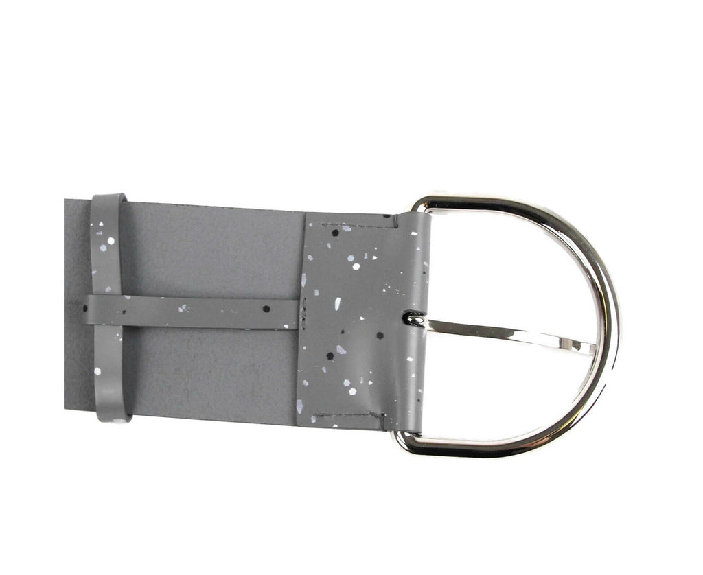Balenciaga Women's Dark Grey Linoleum Wide Belt (80 / 32)