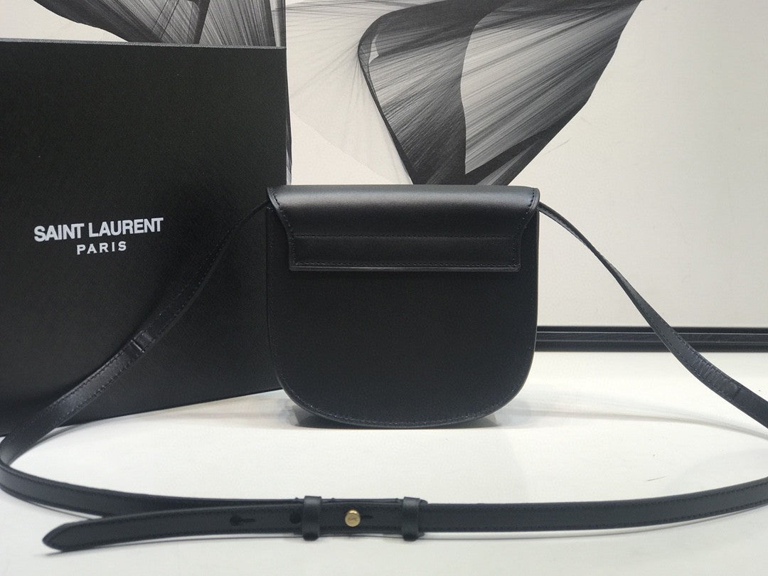 Saint Laurent Kaia MeDiorum Shoulder Bag Black For Women 8.5in/22cm YSL P00483797