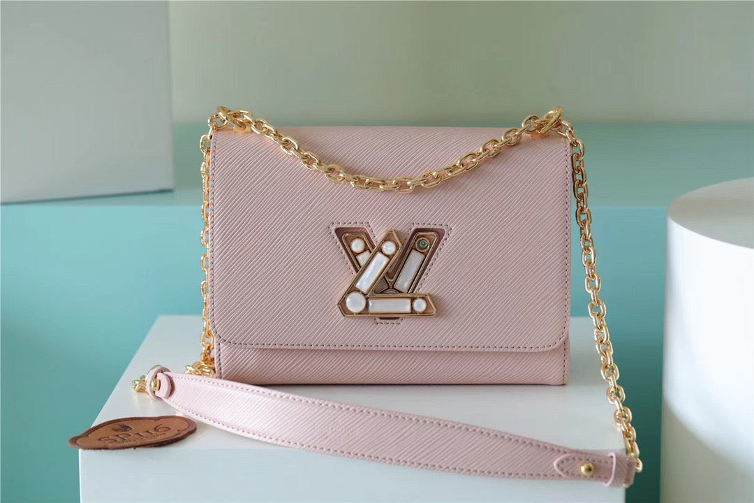 Louis Vuitton Twist MM Epi Light Pink For Women,  Shoulder And Crossbody Bags 9.1in/23cm Louis Vuitton