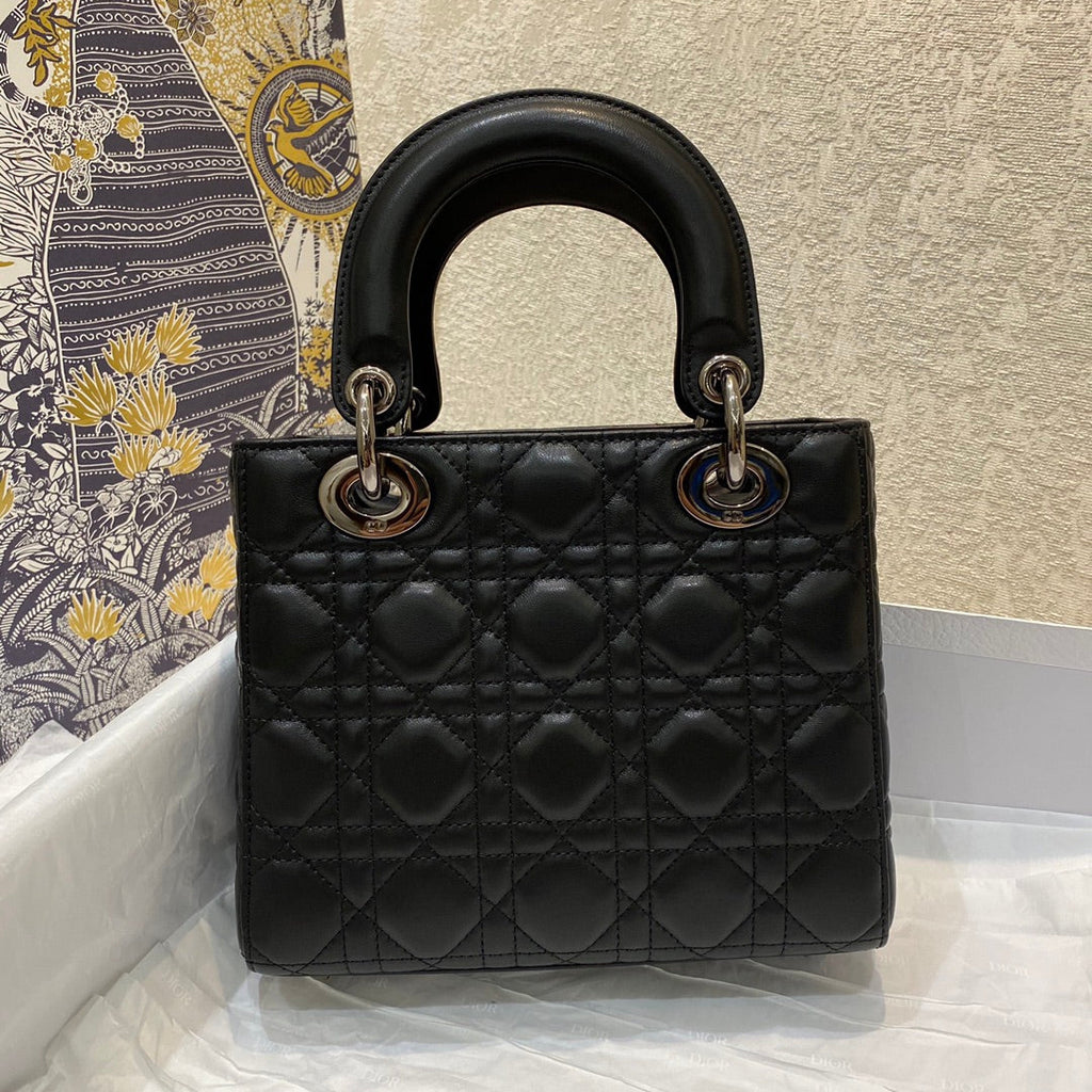 Small Lady Bag SiLouis Vuittoner Hardware, Black, For Women WomenÃ¢â‚¬â„¢s Handbags, Crossbody Bags, 20cm CD