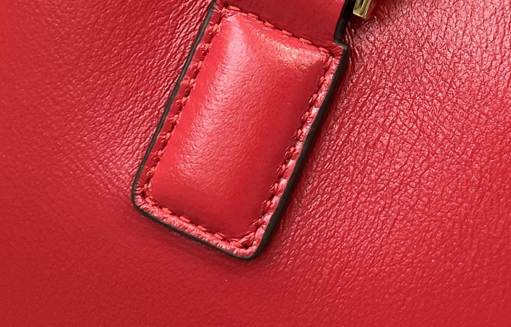 MeDiorum FF Tote Shoulder Red Bag For Woman 38cm/15in