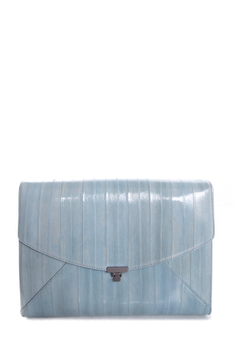 Bags Arena Light Blue Convertible Envelope Clutch