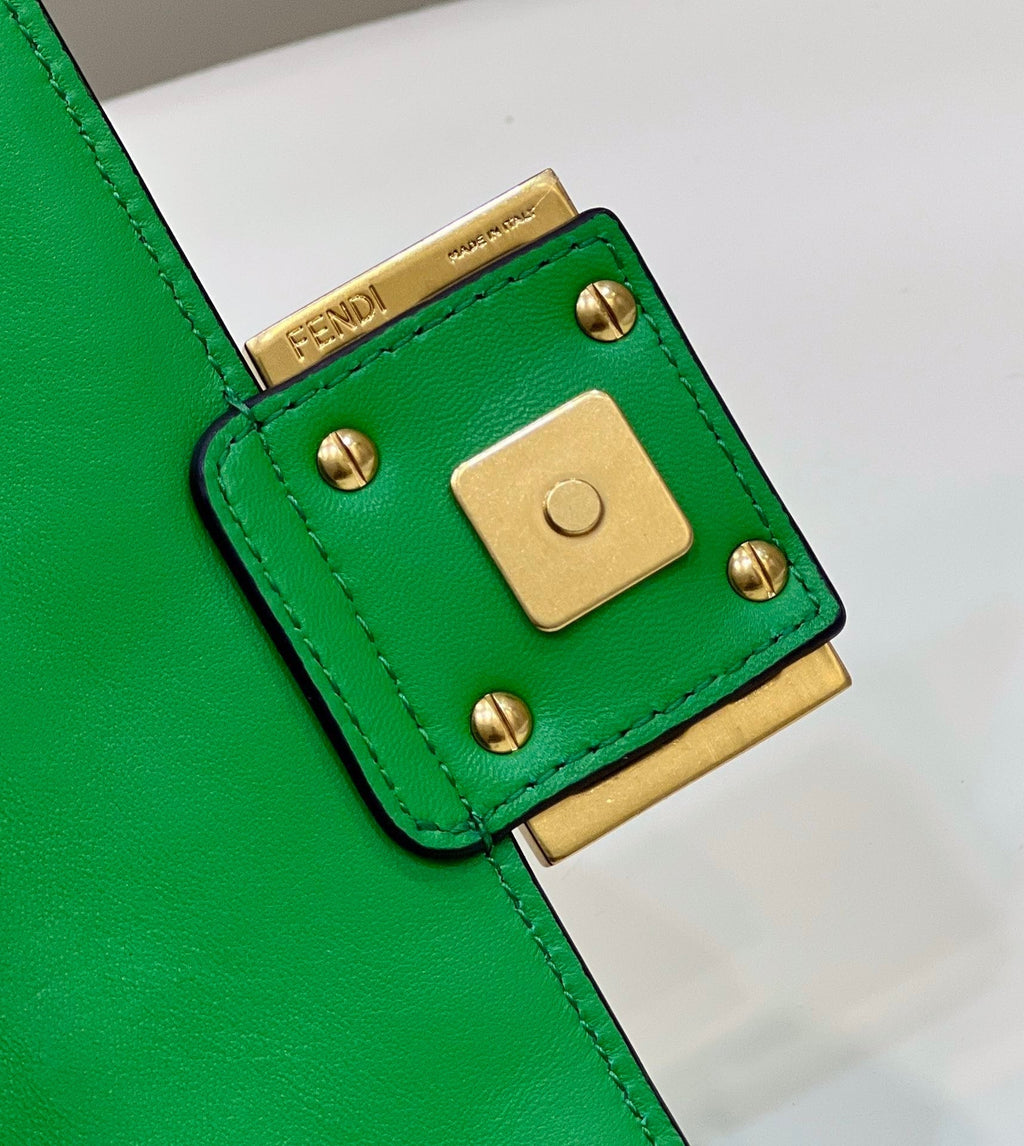 Baguette Green For Women, Women’s Handbags, Shoulder And Crossbody Bags 7.5in/19cm FF 8BS017