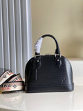 Louis Vuitton Alma BB Monogram Blossoms Black For Women,  Shoulder And Crossbody Bags 9.3in/23.5cm Louis Vuitton M59217