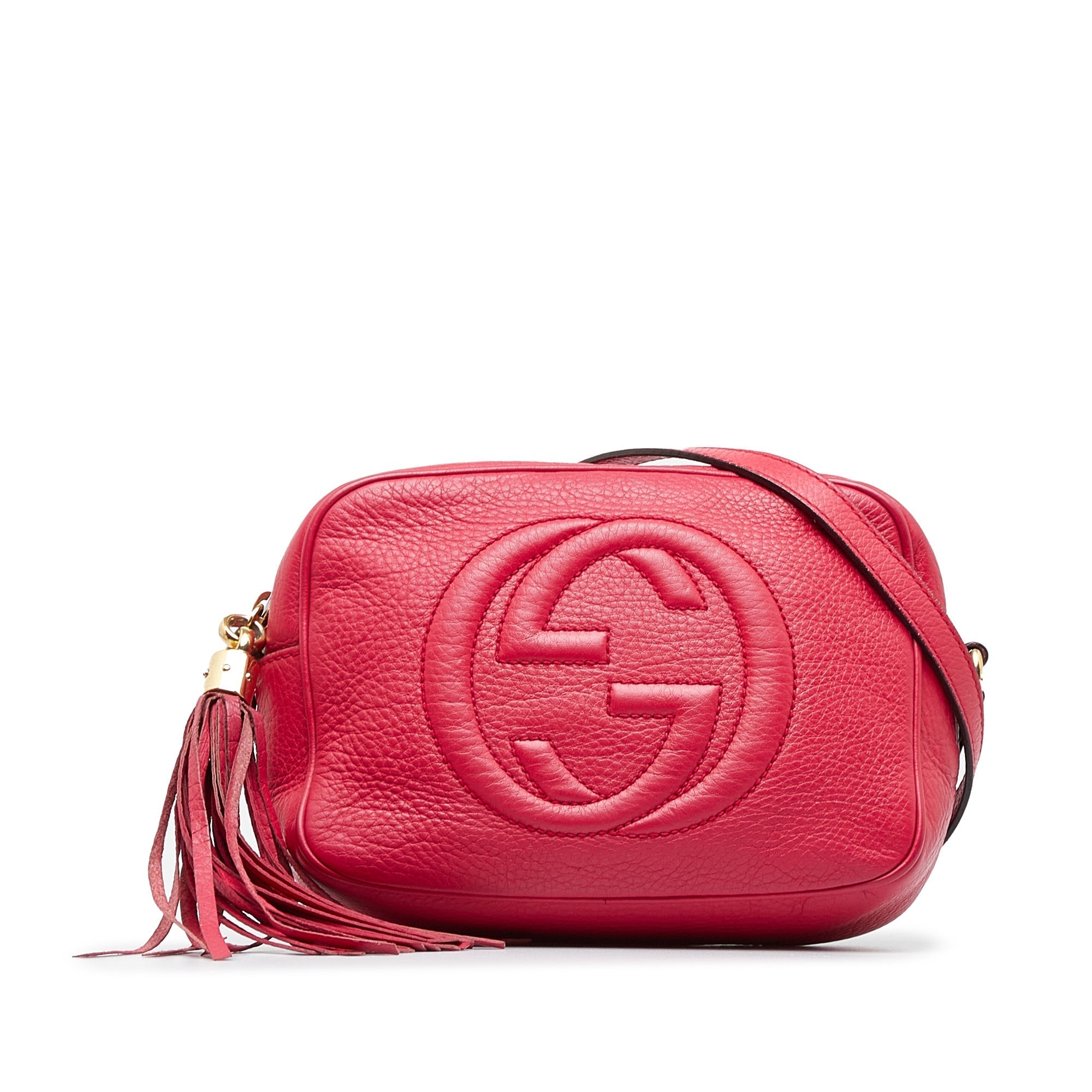 Gucci Soho Diorsco Crossbody Bag Red