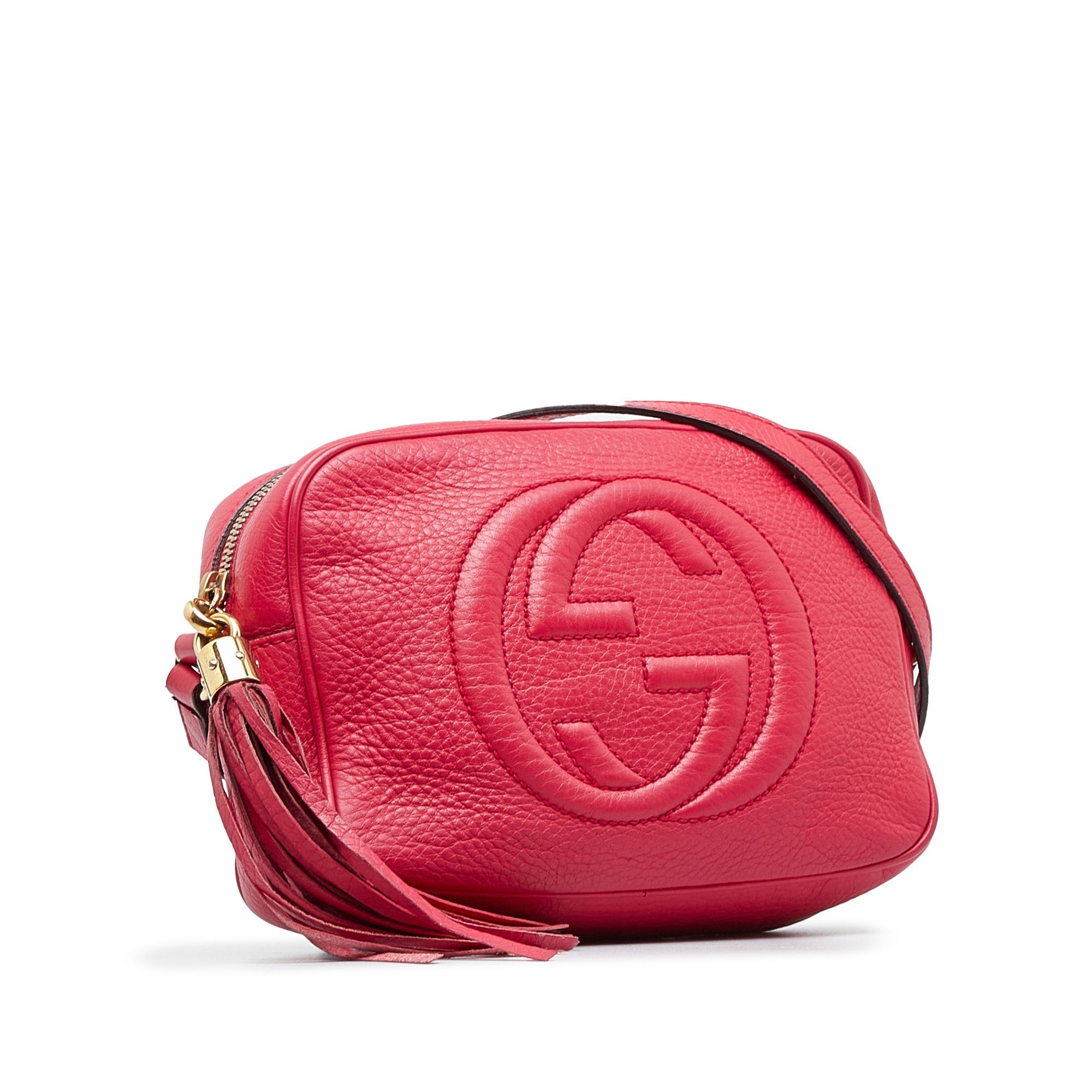 Gucci Soho Diorsco Crossbody Bag Red