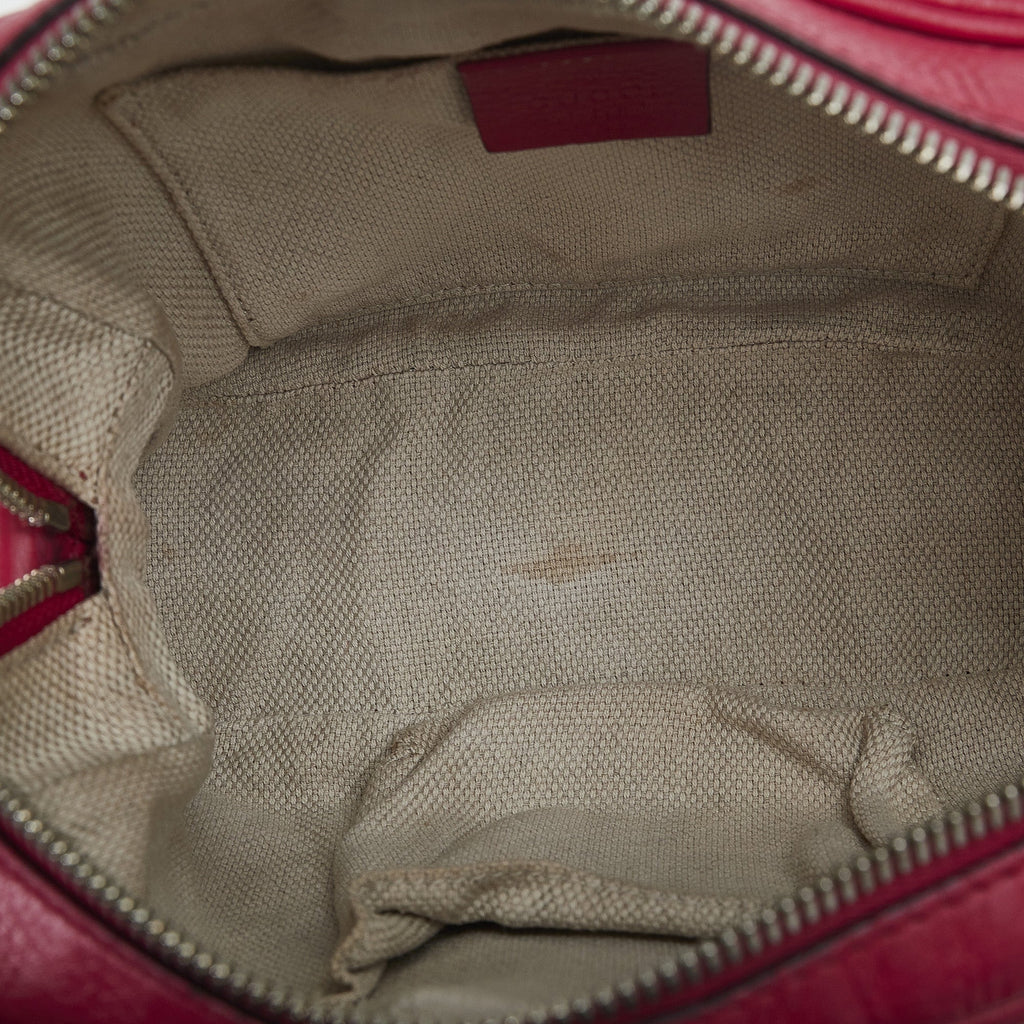 Gucci Soho Diorsco Crossbody Bag Red