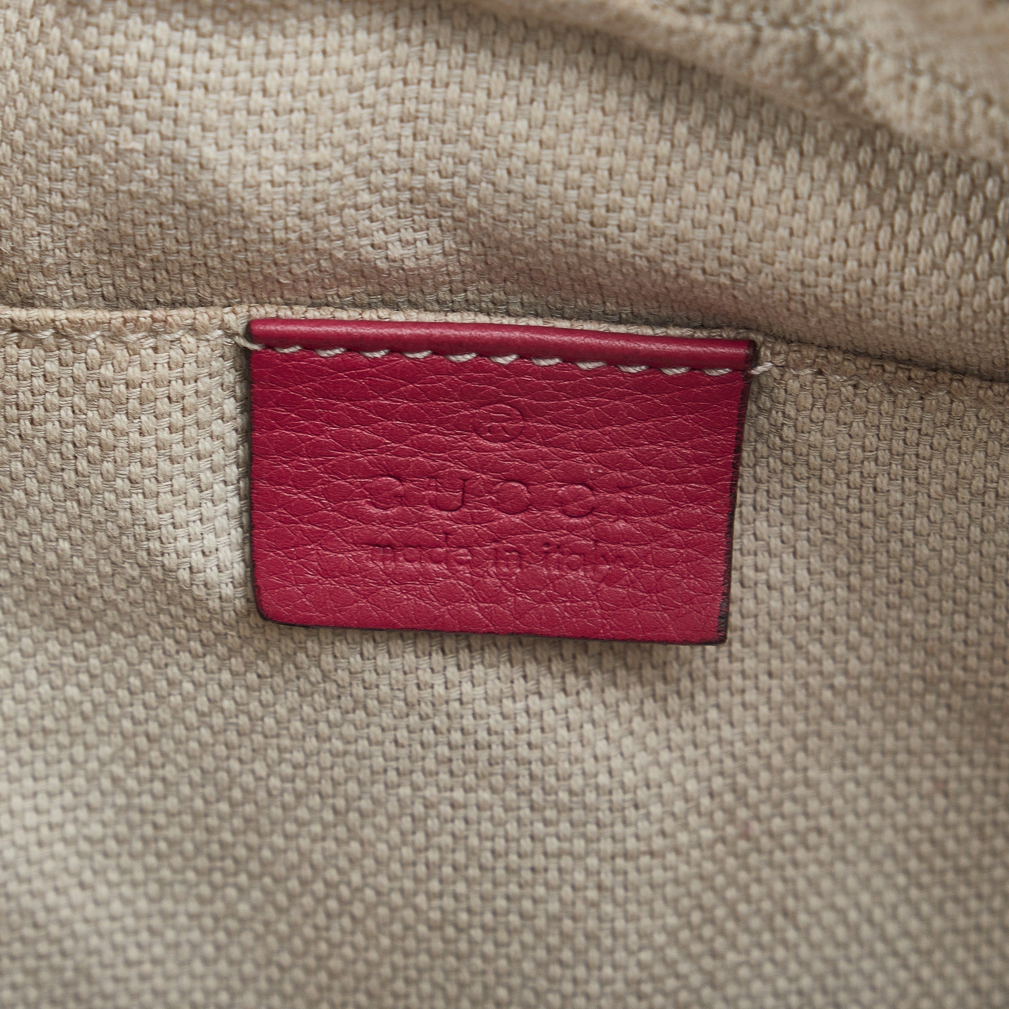 Gucci Soho Diorsco Crossbody Bag Red